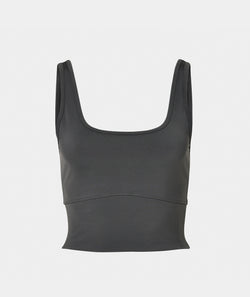 CROPPED TANK - SMOKE