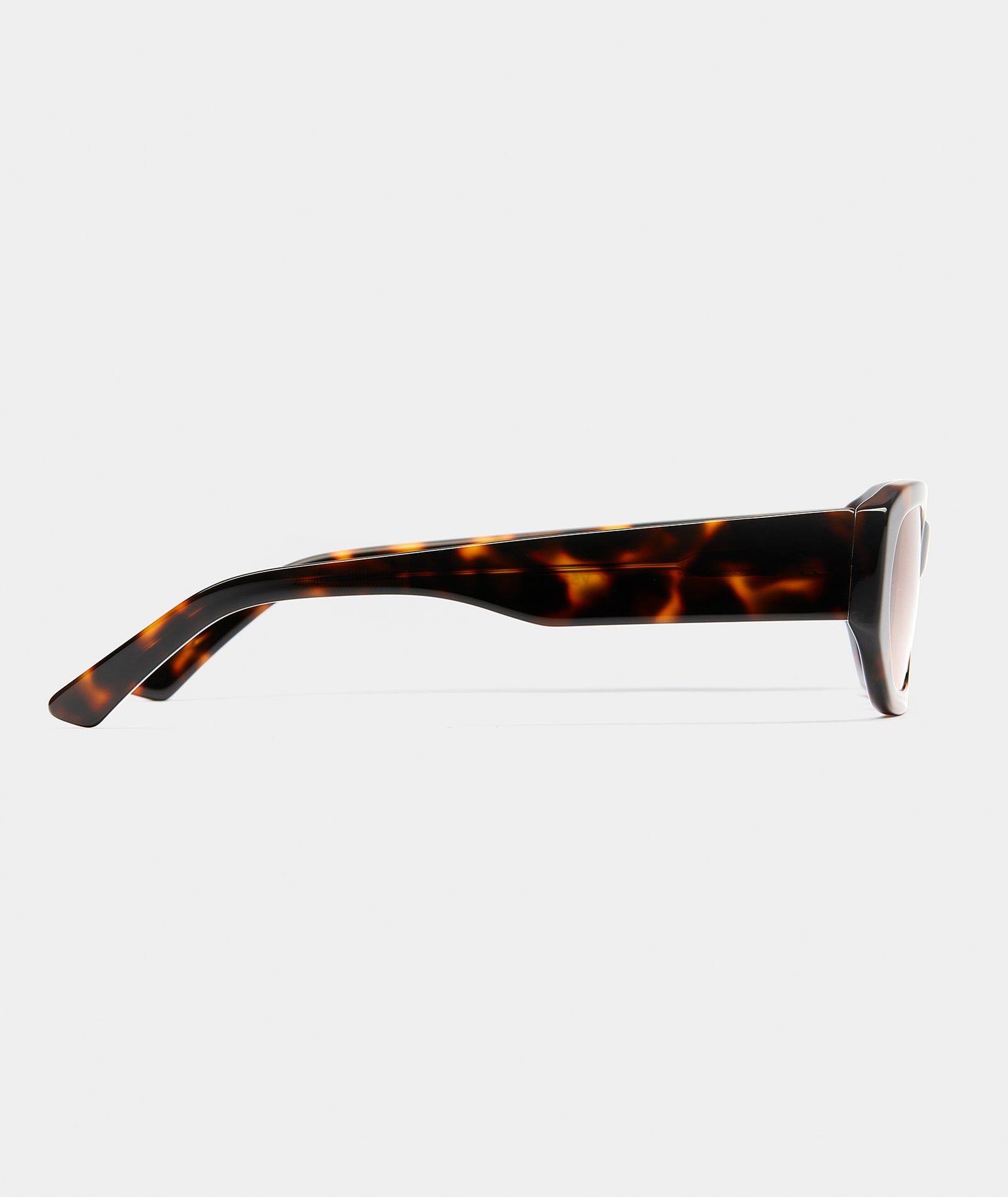 VEHLA ブラウン オクタゴナル サングラス Felix Sunglasses | Black / Choc | VEHLA