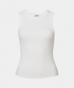 RIBBED TANK - SNOW