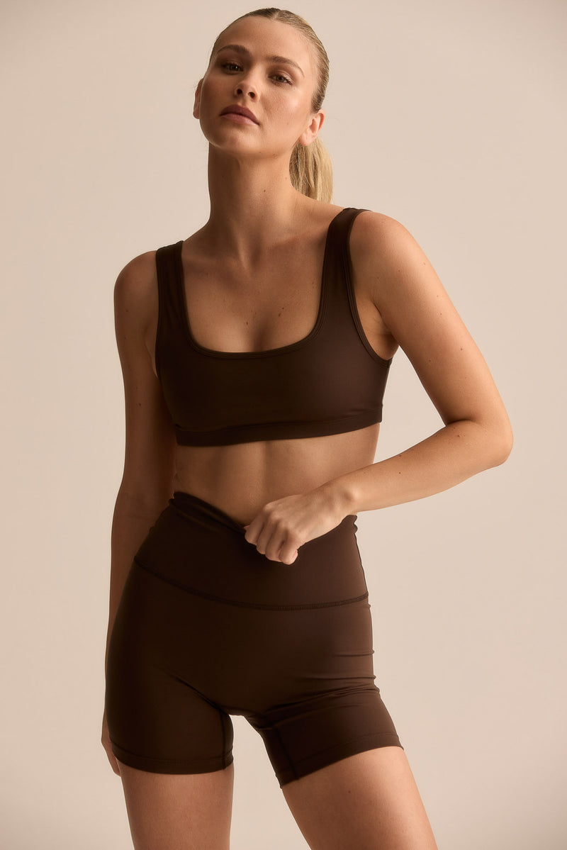 SPORTS BRA - CHOC