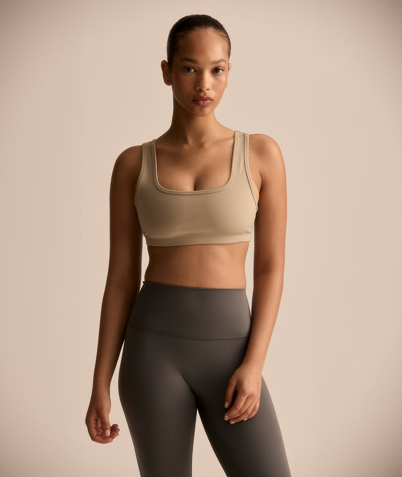 SPORTS BRA - TAUPE