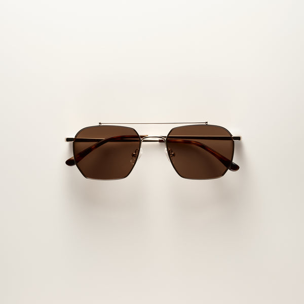 VEHLA Brown Rectangular Sunglasses Vehla dixie vs285 Square Sunglasses - Brown Sunglasses  main image 3