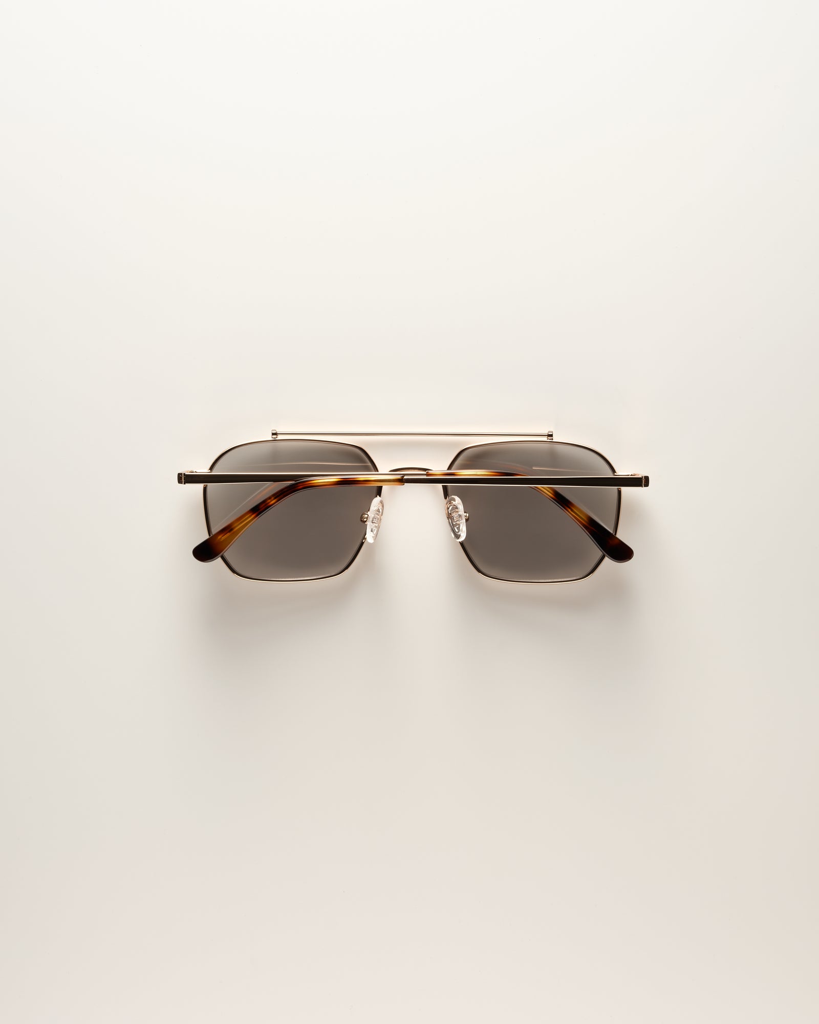 Vehla Bowie gold/brown aviator sunglasses The Bowie - Gold/Choc ? #vehlaeyewear main image 2